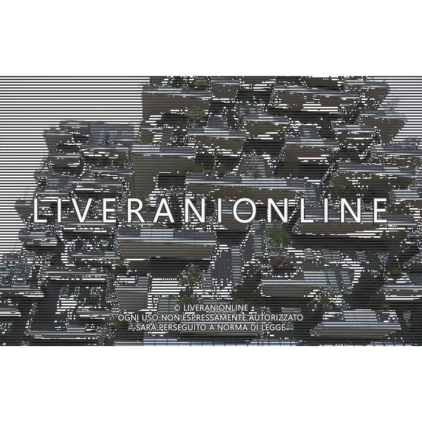 Milano Situazioni Milano - 03.04.2015 Nella Foto:Nuovi Palazzi zona Isola/Porta Garibaldi \'Verde Verticale\' /Ph.Vitez-Ag. Aldo Liverani