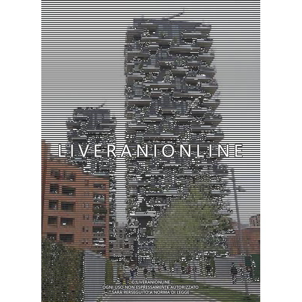 Milano Situazioni Milano - 03.04.2015 Nella Foto:Nuovi Palazzi zona Isola/Porta Garibaldi \'Verde Verticale\' /Ph.Vitez-Ag. Aldo Liverani