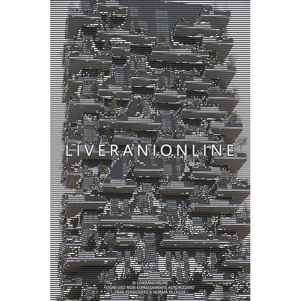 Milano Situazioni Milano - 03.04.2015 Nella Foto:Nuovi Palazzi zona Isola/Porta Garibaldi \'Verde Verticale\' /Ph.Vitez-Ag. Aldo Liverani