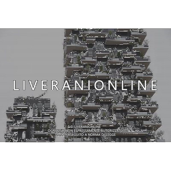 Milano Situazioni Milano - 03.04.2015 Nella Foto:Nuovi Palazzi zona Isola/Porta Garibaldi \'Verde Verticale\' /Ph.Vitez-Ag. Aldo Liverani