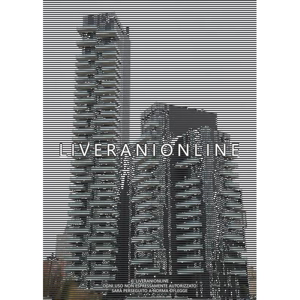 Milano Situazioni Milano - 03.04.2015 Nella Foto:Nuovi Palazzi zona Porta Nuova/Garibaldi \'Verde Verticale\' /Ph.Vitez-Ag. Aldo Liverani