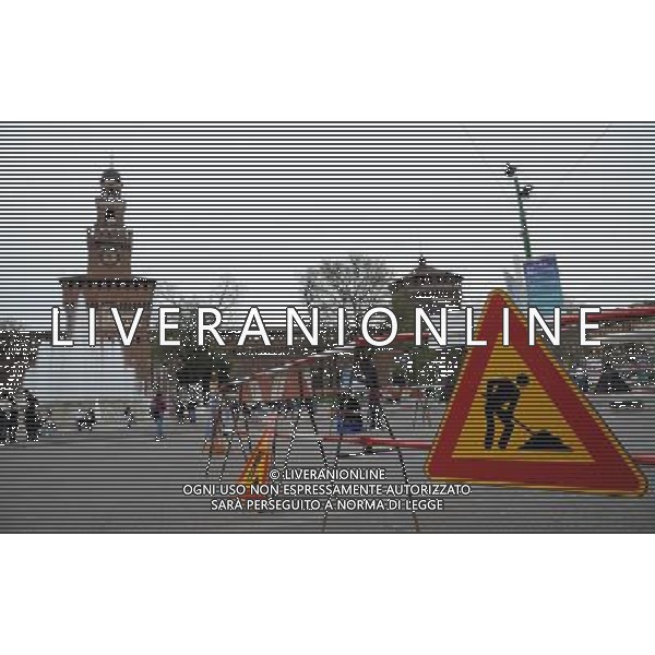 Milano Situazioni Milano - 03.04.2015 Nella Foto:Lavori in corso a Milano /Ph.Vitez-Ag. Aldo Liverani