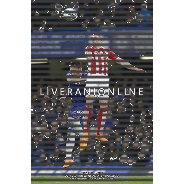 Chelsea\'s John Terry battles for possession with Stoke City\'s Jonathan Walters Photographer Craig Mercer/CameraSport Football - Barclays Premiership - Chelsea v Stoke City - Saturday 4th April 2015 - Stamford Bridge - London © CameraSport - 43 Linden Ave. Countesthorpe. Leicester. England. LE8 5PG - Tel: +44 (0) 116 277 4147 - admin@camerasport.com - www.camerasport.com AG ALDO LIVERANI SAS ONLY ITALY