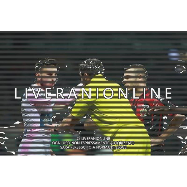 Stephane LANNOY / Alexys BOSETTI - 04.04.2015 - Nice / Evian Thonon - 31eme journee de Ligue 1 Photo : Serge Haouzi / Icon Sport AG ALDO LIVERANI SAS ONLY ITALY