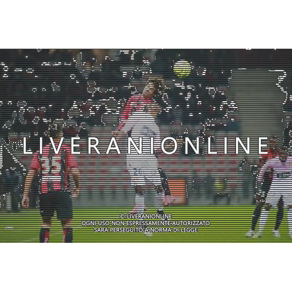 Gregoire PUEL / Modou SOUGOU - 04.04.2015 - Nice / Evian Thonon - 31eme journee de Ligue 1 Photo : Serge Haouzi / Icon Sport AG ALDO LIVERANI SAS ONLY ITALY