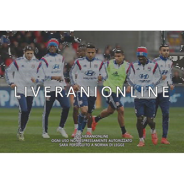 Groupe Lyon - 04.04.2015 - Guingamp / Lyon - 31eme journee de Ligue 1 Photo : Vincent Michel / Icon Sport AG ALDO LIVERANI SAS ONLY ITALY