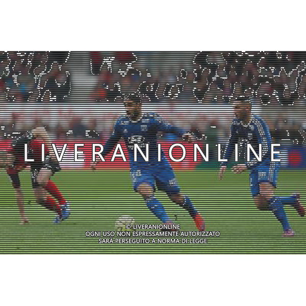 Nabil FEKIR - 04.04.2015 - Guingamp / Lyon - 31eme journee de Ligue 1 Photo : Vincent Michel / Icon Sport AG ALDO LIVERANI SAS ONLY ITALY