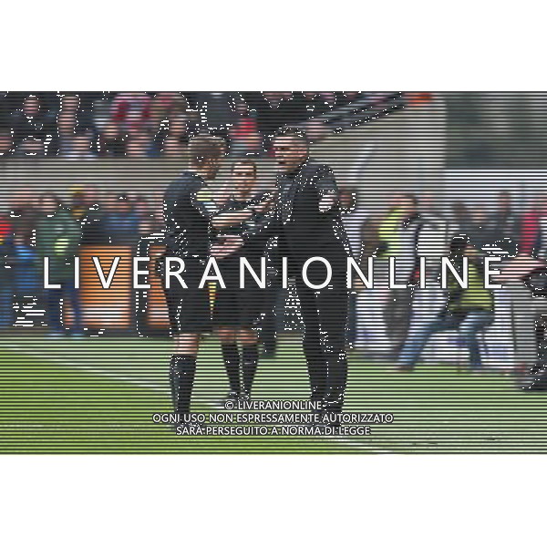 Clement TURPIN / Jocelyn GOURVENNEC - 04.04.2015 - Guingamp / Lyon - 31eme journee de Ligue 1 Photo : Vincent Michel / Icon Sport AG ALDO LIVERANI SAS ONLY ITALY