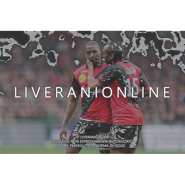 Younousse SANKHARE / Jeremy SORBON - 04.04.2015 - Guingamp / Lyon - 31eme journee de Ligue 1 Photo : Vincent Michel / Icon Sport AG ALDO LIVERANI SAS ONLY ITALY