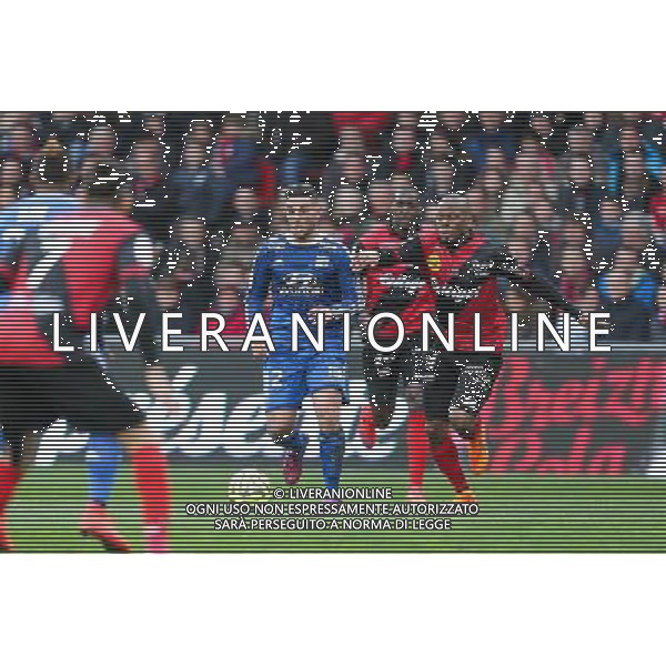 Jordan FERRI - 04.04.2015 - Guingamp / Lyon - 31eme journee de Ligue 1 Photo : Vincent Michel / Icon Sport AG ALDO LIVERANI SAS ONLY ITALY