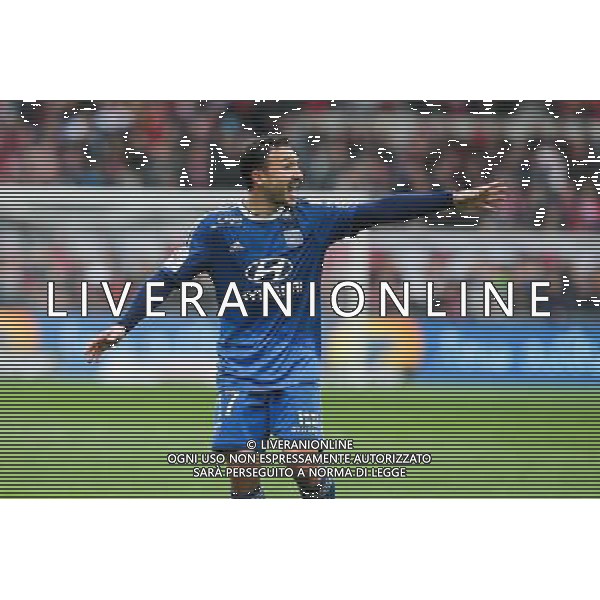 Steed MALBRANQUE - 04.04.2015 - Guingamp / Lyon - 31eme journee de Ligue 1 Photo : Vincent Michel / Icon Sport AG ALDO LIVERANI SAS ONLY ITALY
