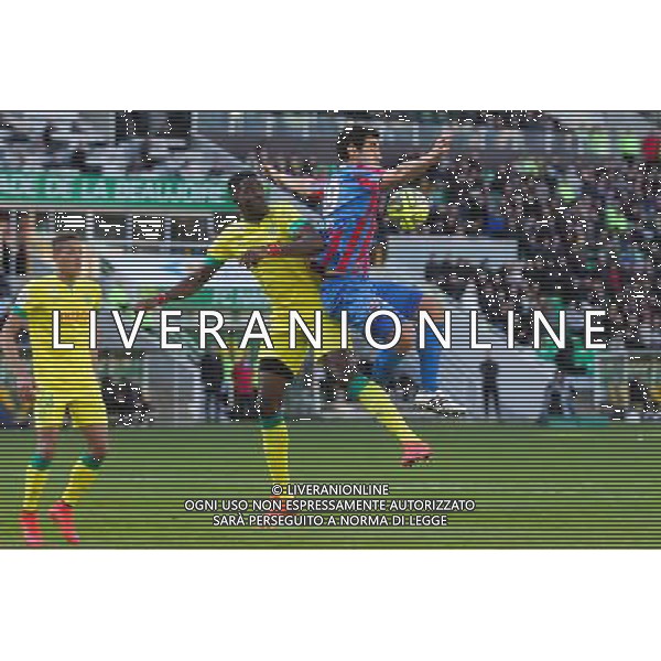 Felipe SAAD / Papy DJILOBODJI - 05.04.2015 - Nantes / Caen - 31eme journee de Ligue 1 Photo : Vincent Michel / Icon Sport AG ALDO LIVERANI SAS ONLY ITALY