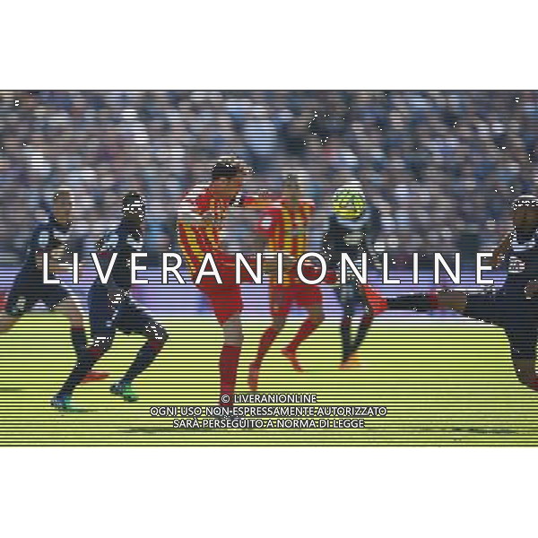Jerome Lemoigne / Thomas Toure - 05.04.2015 - Bordeaux / Lens - 31eme journee de Ligue 1 Photo : Manuel Blondeau / Icon Sport AG ALDO LIVERANI SAS ONLY ITALY