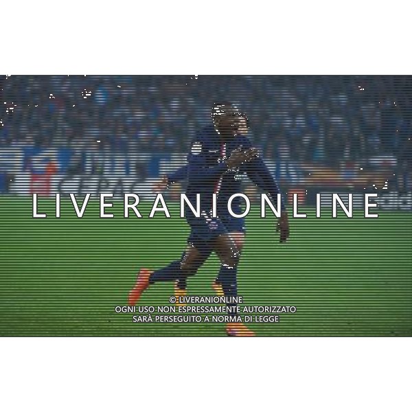 Joie Blaise MATUIDI - 05.04.2015 - Marseille / Paris Saint Germain - 31eme journee de Ligue 1 Photo : Dave Winter / Icon Sport AG ALDO LIVERANI SAS ONLY ITALY