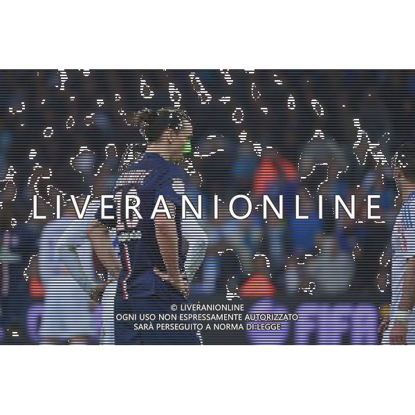 Zlatan IBRAHIMOVIC - 05.04.2015 - Marseille / Paris Saint Germain - 31eme journee de Ligue 1 Photo : Dave Winter / Icon Sport AG ALDO LIVERANI SAS ONLY ITALY