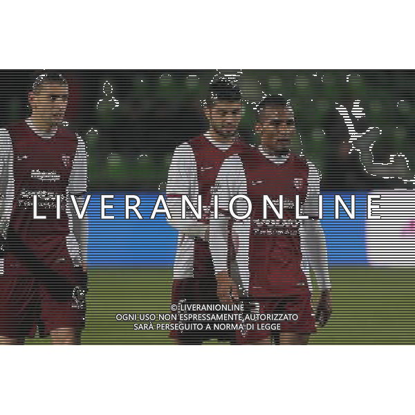 Guido leonardo MILAN / Ferjani SASSI / Florent MALOUDA - 04.04.2015 - Metz / Toulouse - 31eme journee de Ligue 1 Photo : Fred Marvaux / Icon Sport AG ALDO LIVERANI SAS ONLY ITALY