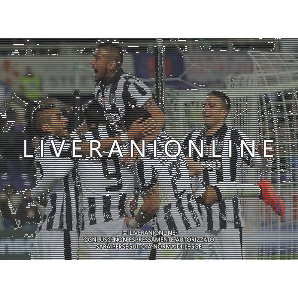 Coppa Italia TIM Cup 2014/2015 Semifinale Ritorno Firenze - 07.04.2015 Fiorentina-Juventus Nella Foto: esultanza dopo il gol di pereyra /Ph.Vitez-Ag. Aldo Liverani