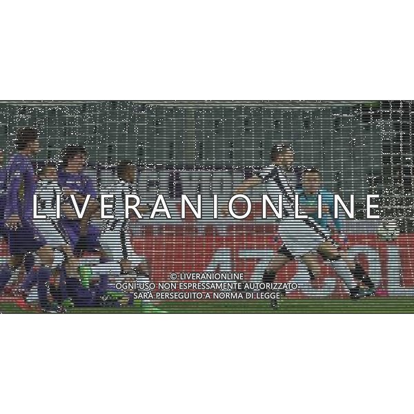 Coppa Italia TIM Cup 2014/2015 Semifinale Ritorno Firenze - 07.04.2015 Fiorentina-Juventus Nella Foto: il gol di leonardo bonucci del 0-3 /Ph.Vitez-Ag. Aldo Liverani
