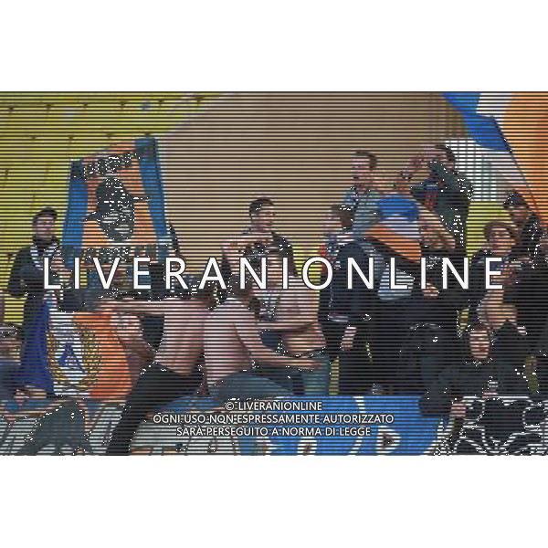 SUPPORTERS MONTPELIER - 07.04.2015 - Monaco / Montpellier - Match en retard de la 25eme journee de Ligue 1 Photo : Serge Haouzi / Icon Sport AG ALDO LIVERANI SAS ONLY ITALY
