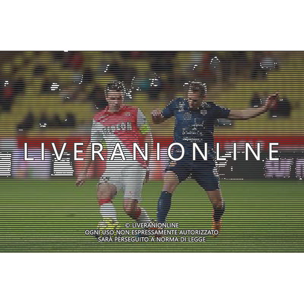 TOULALAN JEREMY / BERIGAUD KEVIN - 07.04.2015 - Monaco / Montpellier - Match en retard de la 25eme journee de Ligue 1 Photo : Serge Haouzi / Icon Sport AG ALDO LIVERANI SAS ONLY ITALY