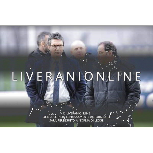 Olivier PICKEU / Stephane MOULIN - 03.04.2015 - Clermont / Angers - 30e journee Ligue 2 Photo : Jean Paul Thomas / Icon Sport AG ALDO LIVERANI SAS ONLY ITALY
