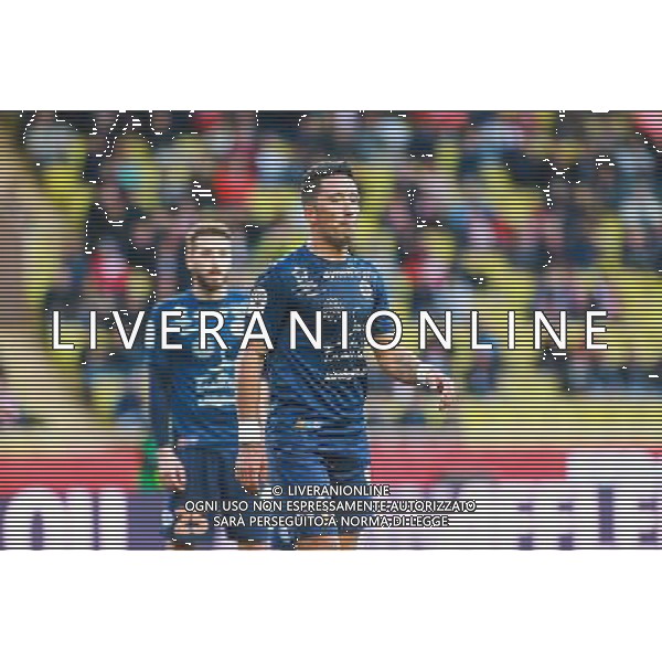BARRIOS LUCA - 07.04.2015 - Monaco / Montpellier - Match en retard de la 25eme journee de Ligue 1 Photo : Serge Haouzi / Icon Sport /Agenzia Aldo Liverani sas - ITALY ONLY - EDITORIAL USE ONLY