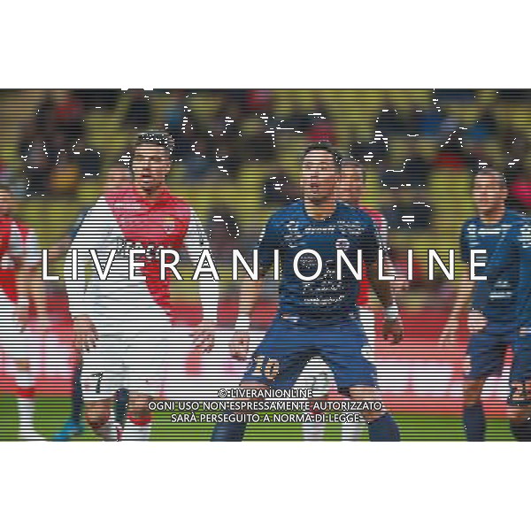 DIRAR NABIL / BARRIOS LUCAS - 07.04.2015 - Monaco / Montpellier - Match en retard de la 25eme journee de Ligue 1 Photo : Serge Haouzi / Icon Sport /Agenzia Aldo Liverani sas - ITALY ONLY - EDITORIAL USE ONLY