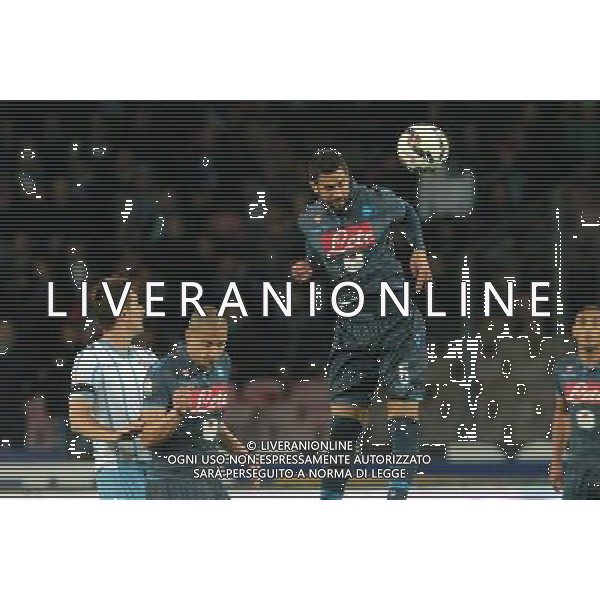 NAPOLI - LAZIO SEMIFINALE DI RITORNO COPPA ITALIA TIM CUP 08 APRILE 2015 NELLA FOTO: BRITOS, INLER, MIROSLAV KLOSE ©MOSCA/Agenzia Aldo Liverani Sas