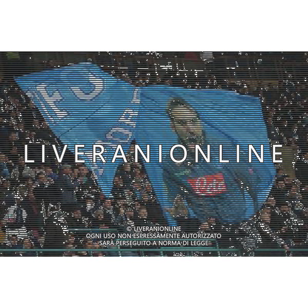 NAPOLI - LAZIO SEMIFINALE DI RITORNO COPPA ITALIA TIM CUP 08 APRILE 2015 NELLA FOTO: TIFOSI NAPOLI ©MOSCA/Agenzia Aldo Liverani Sas