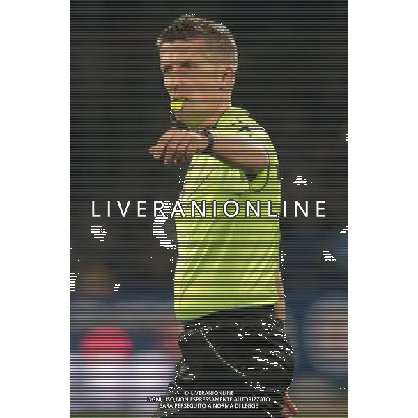 NAPOLI - LAZIO SEMIFINALE DI RITORNO COPPA ITALIA TIM CUP 08 APRILE 2015 NELLA FOTO: ARBITRO ORSATO ©MOSCA/Agenzia Aldo Liverani Sas