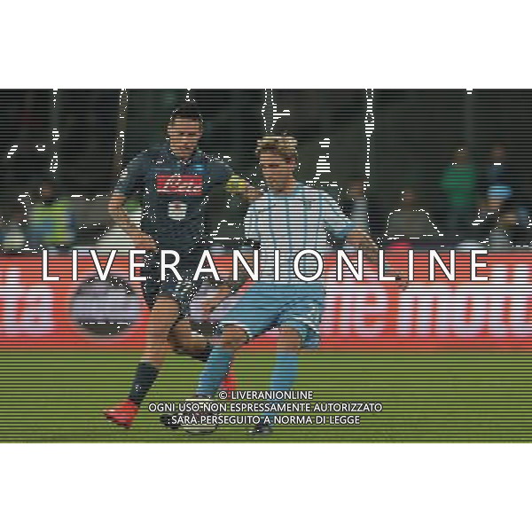 NAPOLI - LAZIO SEMIFINALE DI RITORNO COPPA ITALIA TIM CUP 08 APRILE 2015 NELLA FOTO: BIGLIA, HAMSIK MAREK ©MOSCA/Agenzia Aldo Liverani Sas