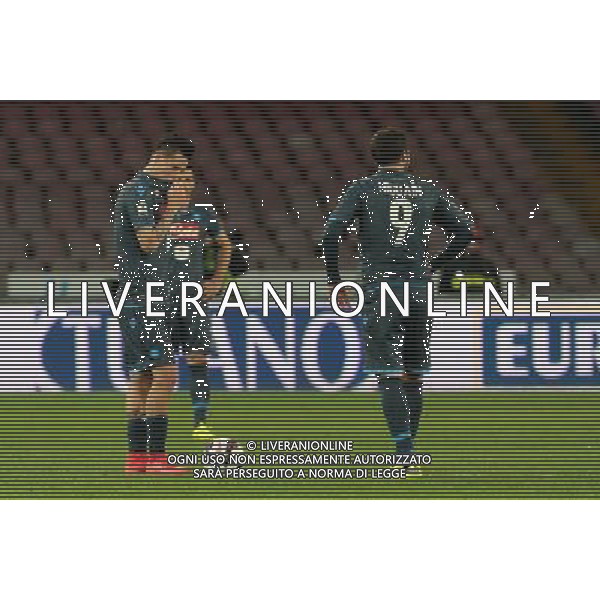 NAPOLI - LAZIO SEMIFINALE DI RITORNO COPPA ITALIA TIM CUP 08 APRILE 2015 NELLA FOTO: DELUSIONE NAPOLI ©MOSCA/Agenzia Aldo Liverani Sas