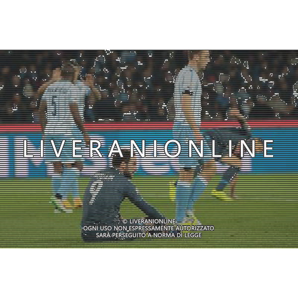 NAPOLI - LAZIO SEMIFINALE DI RITORNO COPPA ITALIA TIM CUP 08 APRILE 2015 NELLA FOTO: LA DELUSIONE DI GONZALO HIGUAIN ©MOSCA/Agenzia Aldo Liverani Sas