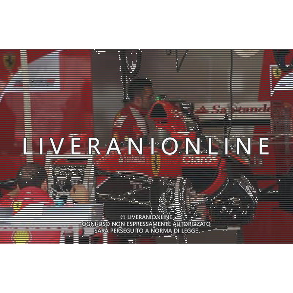 Ferrari SF15-T being prepared. 09.04.2015. Formula 1 World Championship, Rd 3, Chinese Grand Prix, Shanghai, China, Preparation Day. /Agenzia Aldo Liverani sas - ITALY ONLY - EDITORIAL USE ONLY - GP F1 CINA
