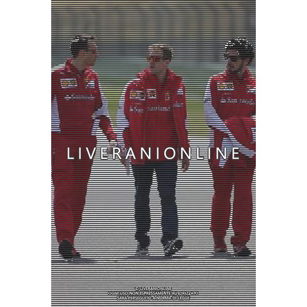 Sebastian Vettel (GER), Scuderia Ferrari 09.04.2015. Formula 1 World Championship, Rd 3, Chinese Grand Prix, Shanghai, China, Preparation Day. /Agenzia Aldo Liverani sas - ITALY ONLY - EDITORIAL USE ONLY - GP F1 CINA