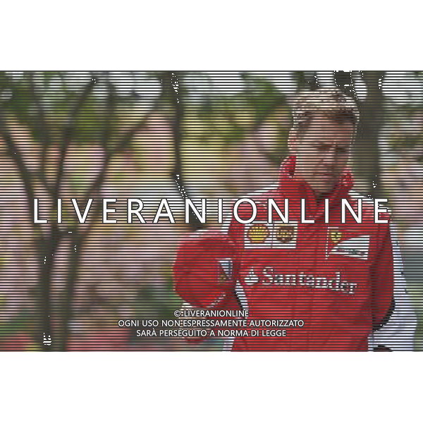 Sebastian Vettel (GER) Ferrari. 09.04.2015. Formula 1 World Championship, Rd 3, Chinese Grand Prix, Shanghai, China, Preparation Day. /Agenzia Aldo Liverani sas - ITALY ONLY - EDITORIAL USE ONLY - GP F1 CINA