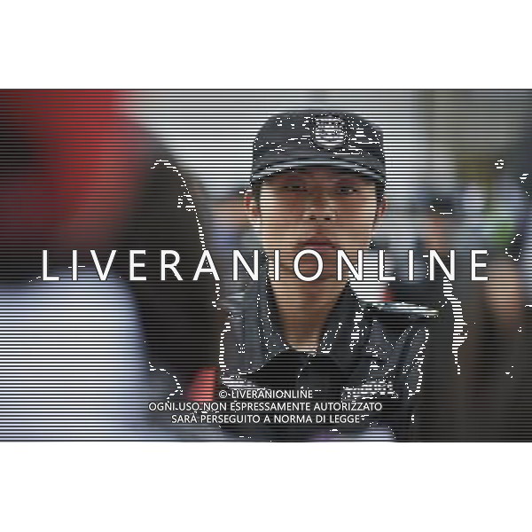 Circuit security. 09.04.2015. Formula 1 World Championship, Rd 3, Chinese Grand Prix, Shanghai, China, Preparation Day. /Agenzia Aldo Liverani sas - ITALY ONLY - EDITORIAL USE ONLY - GP F1 CINA