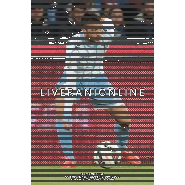NAPOLI - LAZIO SEMIFINALE DI RITORNO COPPA ITALIA TIM CUP 08 APRILE 2015 NELLA FOTO: FELIPE ANDERSON ©MOSCA/Agenzia Aldo Liverani Sas