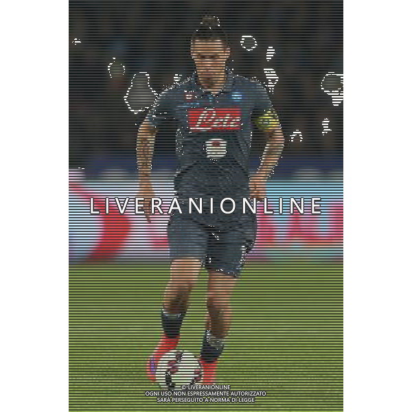 NAPOLI - LAZIO SEMIFINALE DI RITORNO COPPA ITALIA TIM CUP 08 APRILE 2015 NELLA FOTO: MAREK HAMSIK ©MOSCA/Agenzia Aldo Liverani Sas