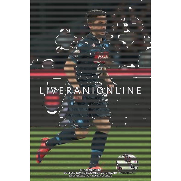 NAPOLI - LAZIO SEMIFINALE DI RITORNO COPPA ITALIA TIM CUP 08 APRILE 2015 NELLA FOTO: DRIES MERTENS ©MOSCA/Agenzia Aldo Liverani Sas