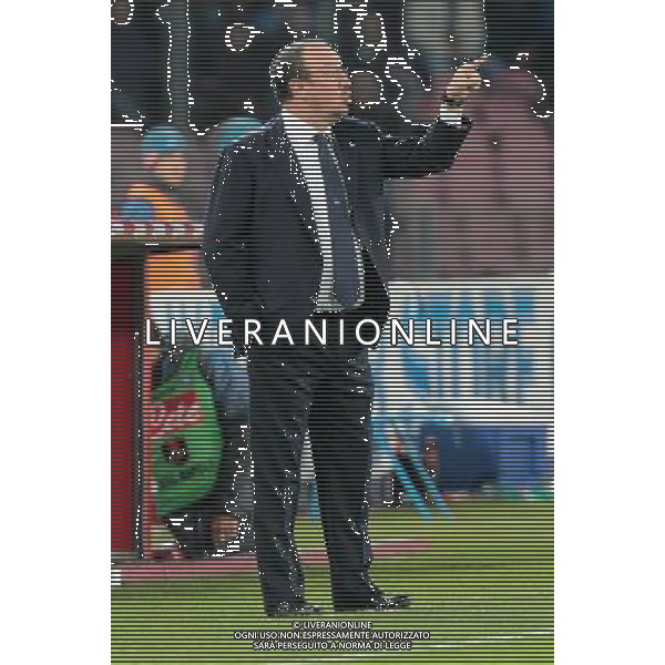 NAPOLI - LAZIO SEMIFINALE DI RITORNO COPPA ITALIA TIM CUP 08 APRILE 2015 NELLA FOTO: RAFAEL BENITEZ ©MOSCA/Agenzia Aldo Liverani Sas