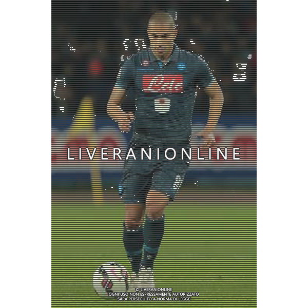 NAPOLI - LAZIO SEMIFINALE DI RITORNO COPPA ITALIA TIM CUP 08 APRILE 2015 NELLA FOTO: GOKHAN INLER ©MOSCA/Agenzia Aldo Liverani Sas