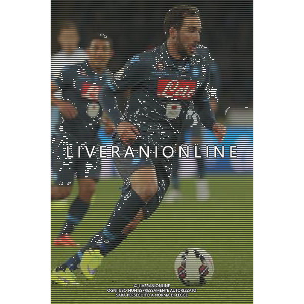 NAPOLI - LAZIO SEMIFINALE DI RITORNO COPPA ITALIA TIM CUP 08 APRILE 2015 NELLA FOTO: GONZALO HIGUAIN ©MOSCA/Agenzia Aldo Liverani Sas