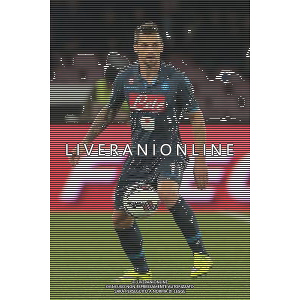 NAPOLI - LAZIO SEMIFINALE DI RITORNO COPPA ITALIA TIM CUP 08 APRILE 2015 NELLA FOTO: CHRISTIAN MAGGIO ©MOSCA/Agenzia Aldo Liverani Sas