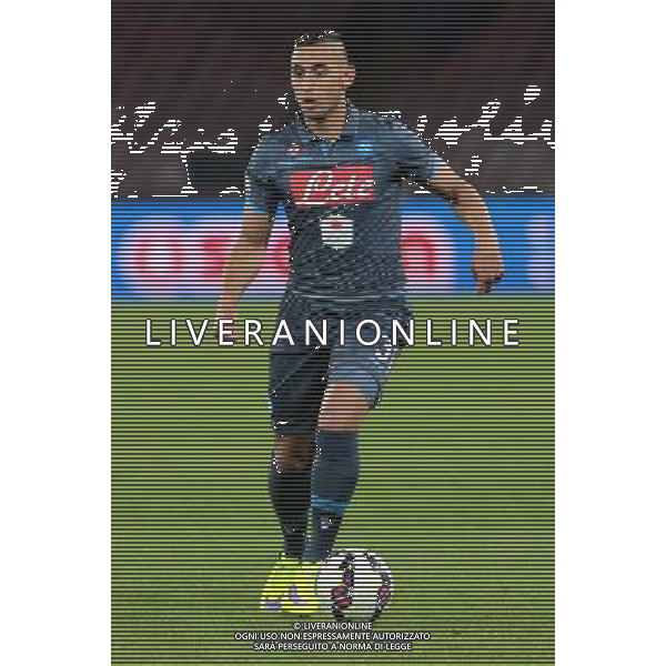 NAPOLI - LAZIO SEMIFINALE DI RITORNO COPPA ITALIA TIM CUP 08 APRILE 2015 NELLA FOTO: FAOUZI GHOULAM ©MOSCA/Agenzia Aldo Liverani Sas