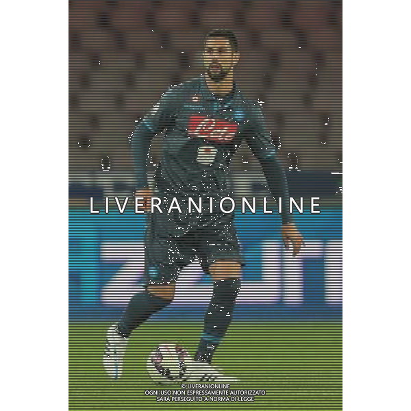 NAPOLI - LAZIO SEMIFINALE DI RITORNO COPPA ITALIA TIM CUP 08 APRILE 2015 NELLA FOTO: MIGUELANGEL BRITOS ©MOSCA/Agenzia Aldo Liverani Sas