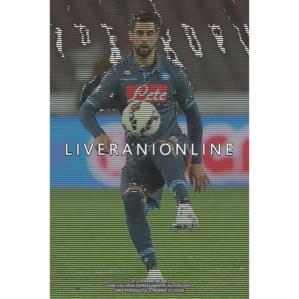 NAPOLI - LAZIO SEMIFINALE DI RITORNO COPPA ITALIA TIM CUP 08 APRILE 2015 NELLA FOTO: MIGUELANGEL BRITOS ©MOSCA/Agenzia Aldo Liverani Sas