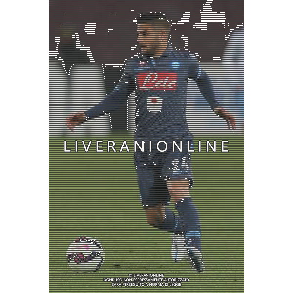 NAPOLI - LAZIO SEMIFINALE DI RITORNO COPPA ITALIA TIM CUP 08 APRILE 2015 NELLA FOTO: LORENZO INSIGNE ©MOSCA/Agenzia Aldo Liverani Sas
