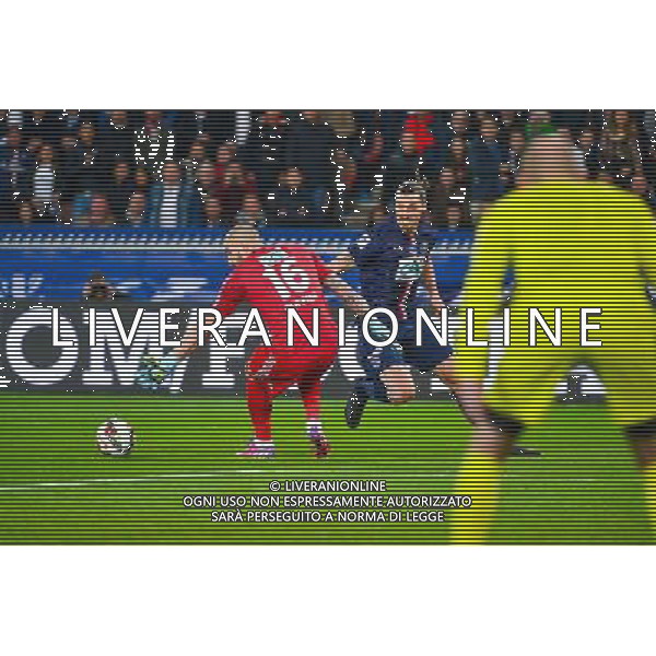 But Zlatan IBRAHIMOVIC / Stephane RUFFIER - 08.04.2015 - Paris Saint Germain / Saint Etienne - 1/2Finale Coupe de France Photo : WinterPress / Icon Sport AG ALDO LIVERANI SAS ONLY ITALY
