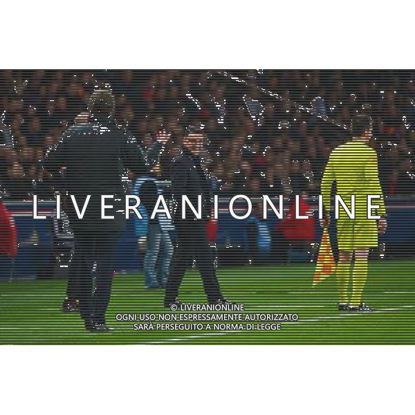 Christophe GALTIER / Laurent BLANC - 08.04.2015 - Paris Saint Germain / Saint Etienne - 1/2Finale Coupe de France Photo : WinterPress / Icon Sport AG ALDO LIVERANI SAS ONLY ITALY